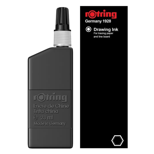 Rotring Rapido Mürekkebi 23 ml, Siyah - S0194660