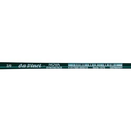 (Round, Size 00) - da Vinci Nova Series Watercolour Brush, Round Synthetic, Size 0 (1570-00) - Seçenekler: Ekstra Kısa Rötuş, Etiket/Liner, Eğik Kenar, Fan mikseri...