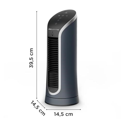 Rowenta Eole Compact, Kule tipi fan, yoğun soğutma, sessiz, enerji tasarruflu, kompakt, çevre dostu VU6220F0