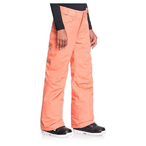 Roxy Girls Backyard-Kar Pantolon 8-16, Fusion Coral, 16 / XXL