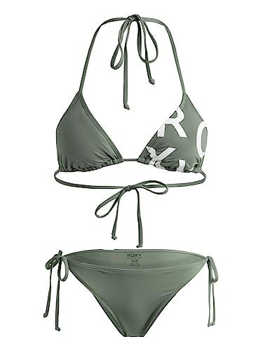 Roxy SD BE CL TIKI TRI REG TS SET Yeşil Kadın Bikini Yeşil M