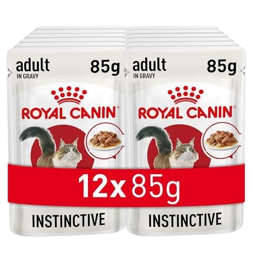 Royal Canin Instinctive Gravy Pouch Yaş Kedi Maması 85 gr x 12 Adet - Seçenekler: 12 x 85gr, 12 x 85gr (2 paketi), Instinctive 7+ Yaş...