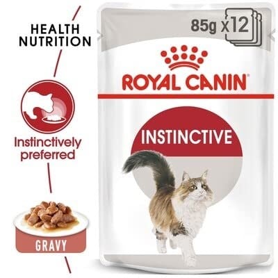 Royal Canin Instinctive Gravy Pouch Yaş Kedi Maması 85 gr x 12 Adet - Seçenekler: 12 x 85gr, 12 x 85gr (2 paketi), Instinctive 7+ Yaş...