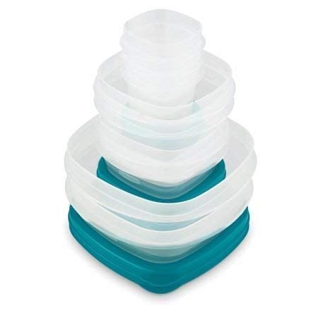 Rubbermaid Food Storage 38 Piece Set with Easy Find Lids, Teal