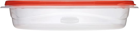 Rubbermaid TakeAlongs Büyük Dikdörtgen Gıda Saklama Kapları, 1 Galon, Ton Biber, 2 Adet