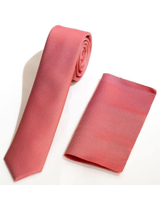 Ruben Cardin Ruben Cardin 1.Kalite Özel Desenli Pembe Kravat Mendil Seti pembe Tek Ebat pembe Tek Ebat ars-341