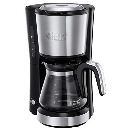 Russell Hobbs 24210-56 Mini Kahve Makinesi, Kompakt, 650 Watt, 5 Fincana Kadar, Paslanmaz Çelik, 0,6 Litre - Seçenekler: Kahve Makinesi, Mini su ısıtıcısı, Mini cam su ısıtıcısı