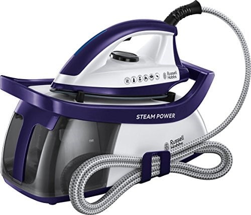 Russell Hobbs 24440-56 Steam Power Ütü, 2600W, 3 Buhar Ayarı, 4.5 Bar Basınç, 100 G/Dkya Kadar Değişken Buhar, 1.3L Su Haznesi, Kireç Koruması, Mor