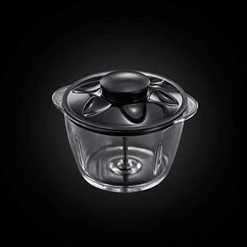 Russell Hobbs 24660-56 Mini Doğrayıcı Desire, Tek Elle Kontrol Düğmesi, Kapak Dahil 500 Ml Cam Kap, Sebze Doğrayıcı, Elektrikli Karıştırıcı, Sebzeler, Meyveler ve Etler İçin, Kırmızı