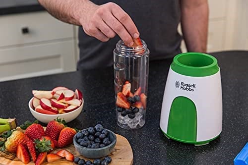 Russell Hobbs 25160-56 Explore Mix&Go Cool Blender, Beyaz/Yeşil