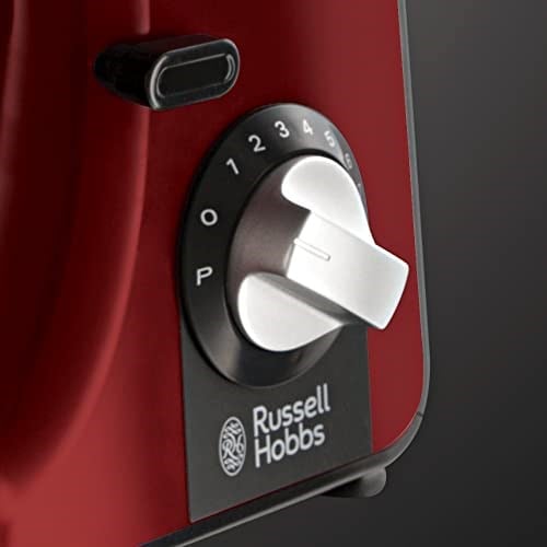 Russell Hobbs Desire 23480-56 Mutfak Robotu, Planet Karıştırma Sistemli, Darbe Fonksiyonu, Dönebilir Karıştırma Kolu, Kırmızı, Kırmızı/Siyah