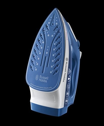 Russell Hobbs Light & Easy buharlı ütü, seramik-Buegelsohle, ekstra-şok buhar çıkışı:, 2400 W Mavi 24830-56