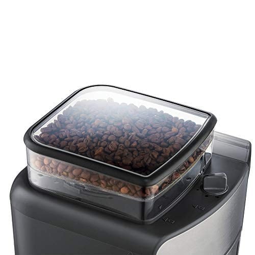 Russell Hobbs Öğütücülü kahve makinesi, termos, 10 fincan, dijital programlanabilir zamanlayıcı, 3 kademeli öğütme derecesi ayarı, 1000 W, filtre kahve çekirdekleri için Grind&Brew 25620-56