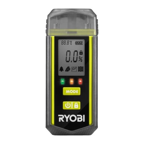 RYOBI Nem Ölçme Cihazı RBPINMM1 (Ölçüm Derinliği 30 mm, Hassasiyet +/- 2°)