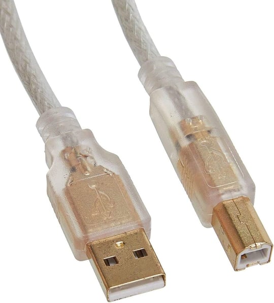 S-Link SL-U2015 Usb2.0 1.5m Şeffaf Yazıcı Kablosu, Şeffaf - Seçenekler: 1.5 Metre, 3 Metre, 5 Metre, 10 Metre