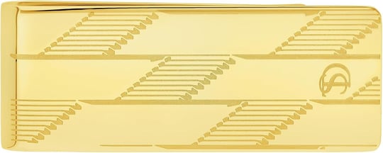 S.T. DUPONT Monogram 1872 Golden Para Klipsi, Tek beden, 3542, Gold, üniseks-yetişkin
