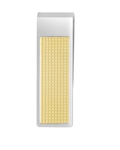 S.T. DUPONT Krom Para Klipsi 3123, Tek beden, Gümüş, Erkek
