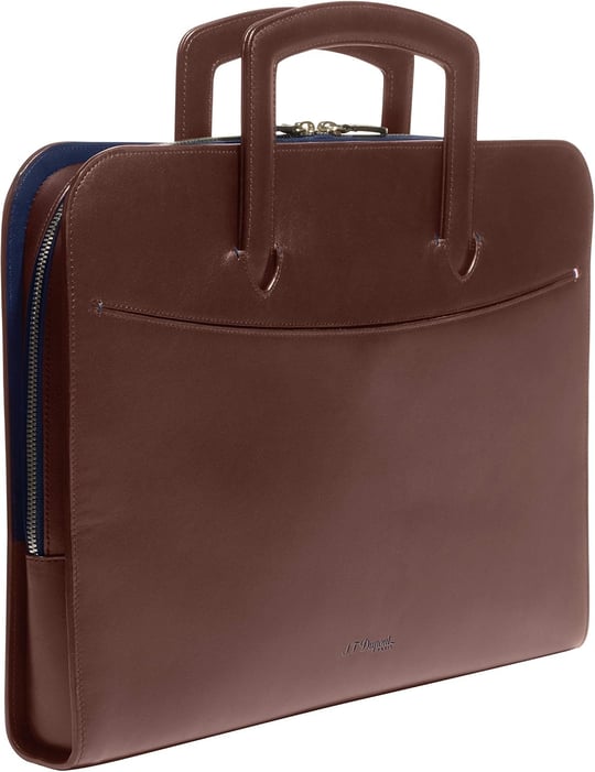 S.T. DUPONT Line D İnce Evrak Çantası, Tek beden, Siyah, Unisex Yetişkin
