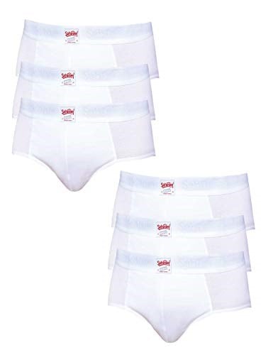 Şahinler Erkek Beyaz 6 Lı Paket Pamuk Külot Me063