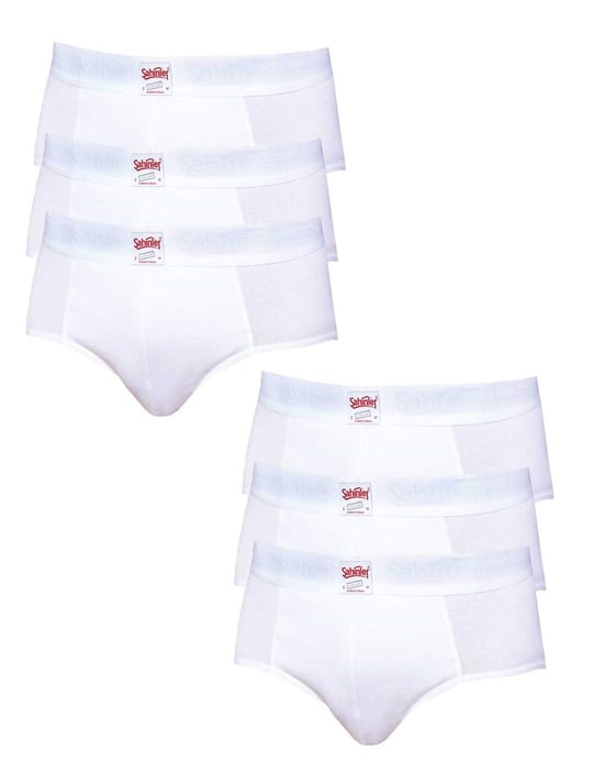 Şahinler Erkek Beyaz 6 Lı Paket Pamuk Külot Me063