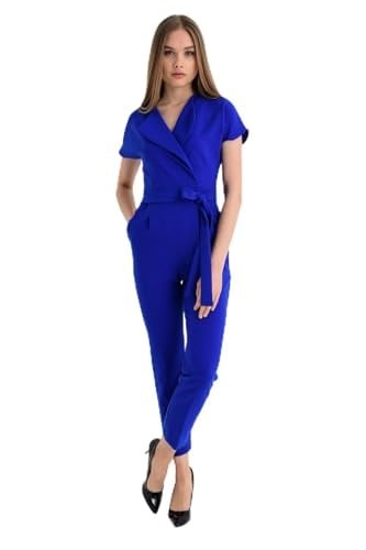 Şal Yaka Düşük Omuzlu Bağcıklı Bilek Boy Tulum