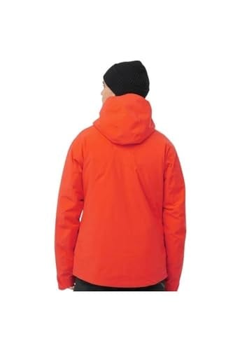Salomon Brilliant Jacket M, Erkek Spor Kayak & Snowboard Mont, Turuncu, S Beden