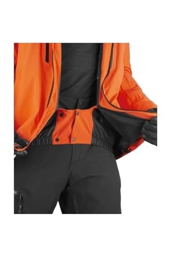 Salomon Brilliant Jacket M, Erkek Spor Kayak & Snowboard Mont, Turuncu, S Beden