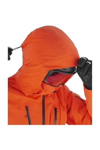 Salomon Brilliant Jacket M, Erkek Spor Kayak & Snowboard Mont, Turuncu, S Beden