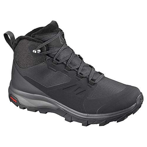 Salomon Kadın OUTsnap CSWP W Yürüyüş Botu, Black/Ebony/Black, 37 1/3 EU