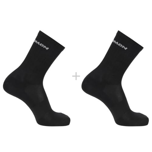 Salomon Lc2083800 Evasion Crew 2-Pack Çorap Siyah Unisex Çorap