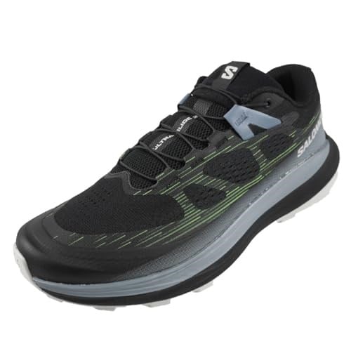 Salomon Ultra GLIDE 2 Erkek Patika Koşu Ayakkabısı L47386200 Siyah/Çakmaktaş/Yeşil.Gecko