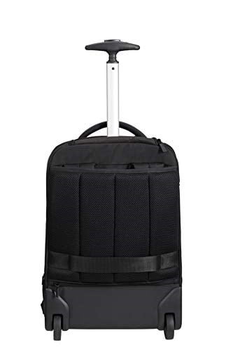 Samsonite Mysight - Dizüstü Bilgisayar Sırt Çantası, 2 Tekerlekli (48 cm - 25,5 L), Siyah (Siyah)