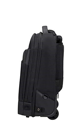 Samsonite Mysight - Dizüstü Bilgisayar Sırt Çantası, 2 Tekerlekli (48 cm - 25,5 L), Siyah (Siyah)