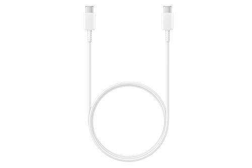 SAMSUNG EP-DA705BWEGWW Şarj & Veri Aktarım Kablosu, Type C & Type C, Hızlı Şarj Teknolojisi, Beyaz