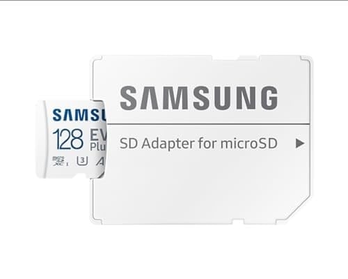 Samsung EVO Plus microSDXC Hafıza Kartı 128 GB, 160 MB/s, U3, V30, A2, ‎MB-MC128SA/TR (2024 Serisi) Beyaz