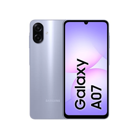 Samsung Galaxy A07 LTE, Android Akıllı Telefon, 4GB RAM, 128GB Hafıza, Açık Mor, Büyük Ekran, 6 nm işlemcisiyle (Samsung Türkiye Garantili)
