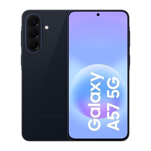 Samsung Galaxy A57 5G Android Akıllı Telefon, 256GB Hafıza, 8GB RAM, Lacivert, 6 Nesil OS Güncellemesi, Geniş Ekran, Üçlü Kamera (Samsung Türkiye Garantili)