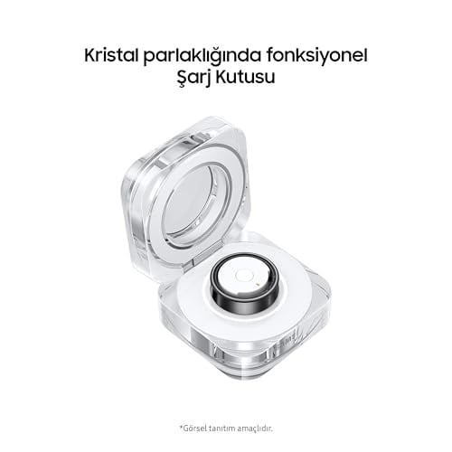 Samsung Galaxy Ring, AI Akıllı Yüzük, Fitness Takibi, Uyku Takipçisi, 7 Günlük Pil Ömrü, Yüzük Ölçüsü 6, Gümüş Titanyum (Samsung Türkiye Garantili) - Seçenekler: Ring Ölçü Kiti
