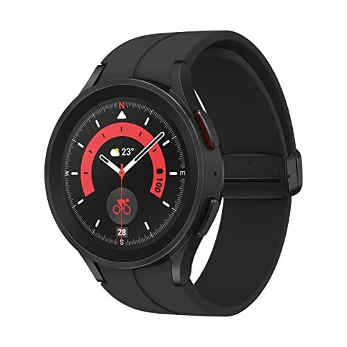 Samsung Galaxy Watch 5 Pro | 45 mm Akıllı Saat, Siyah (Samsung Türkiye Garantili)