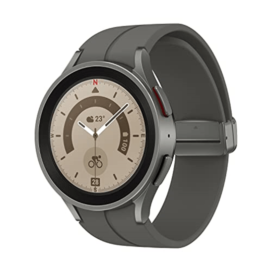 Samsung Galaxy Watch 5 Pro | 45 mm Akıllı Saat, Siyah (Samsung Türkiye Garantili)