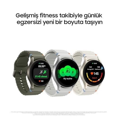 Samsung Galaxy Watch7 Akıllı Saat, Krem, 40mm, Bluetooth, Uyku Koçluğu, Fitness Takibi (Samsung Türkiye Garantili)