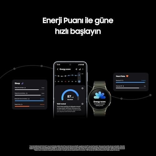 Samsung Galaxy Watch7 Akıllı Saat, Krem, 40mm, Bluetooth, Uyku Koçluğu, Fitness Takibi (Samsung Türkiye Garantili)