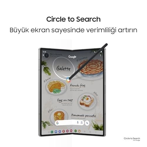Samsung Galaxy Z Fold6, Yapay Zeka (AI) Telefon, 12GB RAM, 512GB Hafıza, Pembe, Android Akıllı Telefon, 50MP Kamera, Büyük Ekran, Çoklu Görev, S Pen, Uzun Pil Ömrü ( - Seçenekler: 1 TB, 256 GB, 512 GB