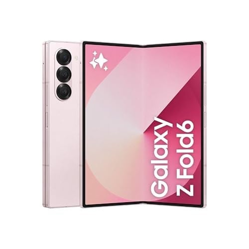Samsung Galaxy Z Fold6, Yapay Zeka (AI) Telefon, 12GB RAM, 512GB Hafıza, Pembe, Android Akıllı Telefon, 50MP Kamera, Büyük Ekran, Çoklu Görev, S Pen, Uzun Pil Ömrü ( - Seçenekler: 1 TB, 256 GB, 512 GB