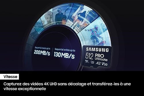Samsung PRO Plus 128GB microSDXC UHS-I Bellek Kartı MB-MY128SA/WW, U3, V30, A2 Hız Sınıfı, 180 MB/sn Okuma, 130 MB/sn Yazma