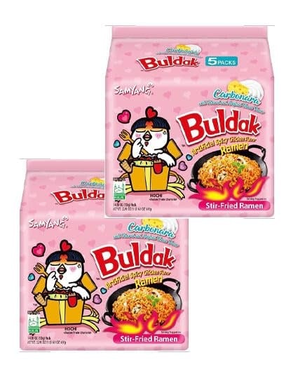 SAMYANG Buldak Carbo Ramen Noodle 130 gr X10 ADET