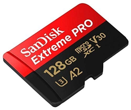 SanDisk Extreme Pro 128 GB microSDXC Hafıza Kartı SDSQXCY-128G-GN6MA, 170 MB/sne kadar