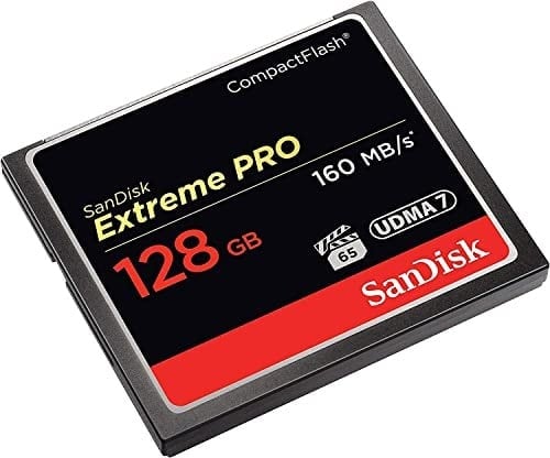 SanDisk SDCFXPS-128G-X46 Extreme Pro 128GB CompactFlash Hafıza Kartı UDMA 7 160MB/sne kadar