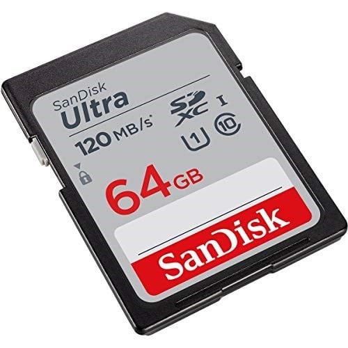 SanDisk Ultra 64GB SDXC Memory Card 120MB/s