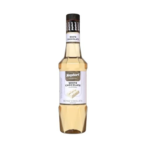 Saphori Beyaz Çikolata Aromalı Kokteyl Şurubu, Beyaz Çikolata Şurubu, White Chocolate, Kahve Şurubu 700 ML